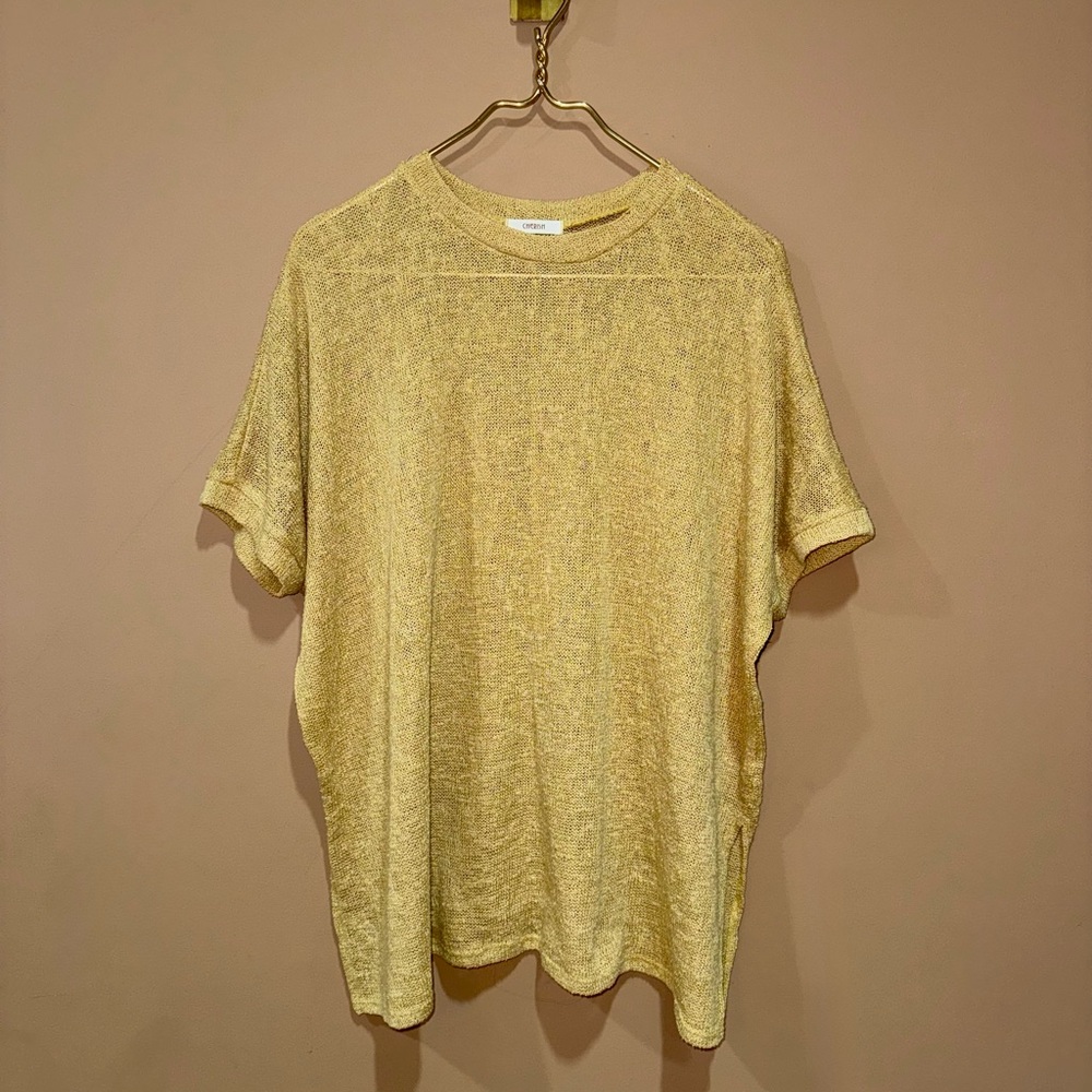 Cherish Yellow Short Sleeve Dolman
